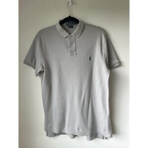 POLO Ralph Lauren Mens Polo Custom Fit Gray Shirt Medium